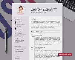 You may also see professional resume template. Modern Resume Template Creative Cv Template Professional Cv Format Ms Word Resume 1 2 And 3 Page Resume Design Top Selling Resume Template For Job Application Instant Download Templatesusa Com