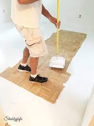 diy how to paint wood floors like a