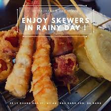 I walked around in a shower. Enjoy Dinner With Skewers In Rainy Day At Vamos 3 3 Address 59 Le Quang Dao Street Danang Vietnam Get Table 0946285533 Get Contact Coop Vamosdanang Gmail Com Lunch Fri
