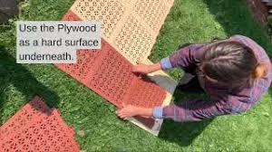 outdoor flooring over gr or dirt