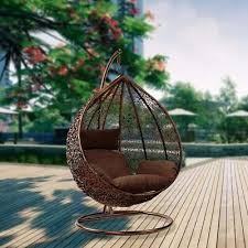 Rattan Egg Chair Swing Outdoor Garden