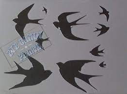 Swallow Stencil