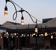 Indoor Outdoor String Lights Black