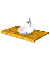 Bathroom Countertop Made Of Olive Wood