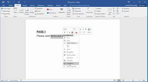 How To Create A Hyperlink For A Bookmark In Document In Word 2016