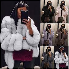 Women Teddy Bear Faux Fur Coat Jacket
