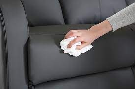 to clean leather sofa with baking soda