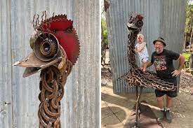 Unique Metal Animal Garden Sculptures