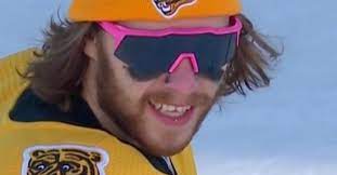 The star right wing also sported the vibrant . David Pastrnak Shows Up To Lake Tahoe As Macho Man Randy Savage Nhl News Hockeyfeed