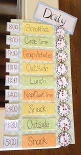 I Made This Daily Schedule For Early Childhood Education