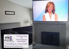 Tv Mounting With Wire Concealment Over