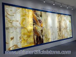Artificial Onyx Slabs For Backlit Wall