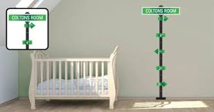 Personalized City Street Growth Chart Wall Decals