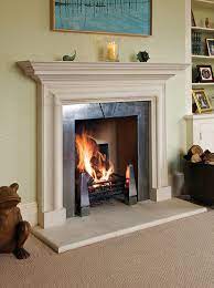 Vanbrugh Fireplace Without Mid Mantel No Slip Rebates Including Hearth Color Terracotta