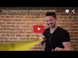 To Hang Pictures On Brick Plaster Walls