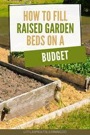 how to fill raised garden beds on a
