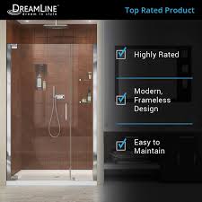 72 Frameless Pivot Shower Door