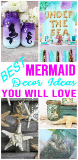 easy diy mermaid party decor ideas