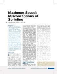 App stack refers to the community of the software working together for a common goal. Pdf Maximum Speed Misconceptions Of Sprinting