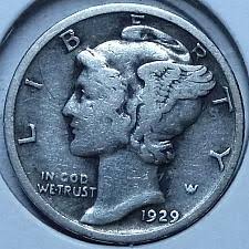 1929 Mercury Silver Dime Coin Value Prices Photos Info