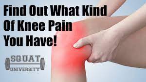 what kind of knee pain do you have