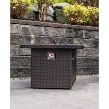 Outdoor Patio Propane Fire Pit Table