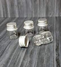 Mini Glass Jars With Caps For