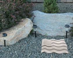 American Flag Garden Stone Stepping