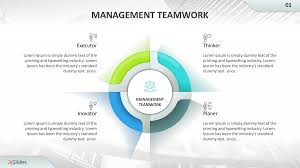 Management Teamwork Template Free Powerpoint Templates
