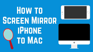 how to mirror iphone screen to mac