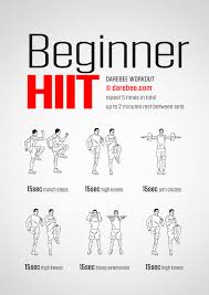 beginner hiit workout