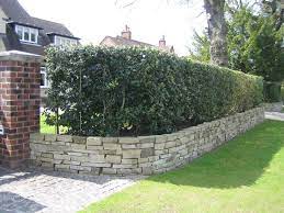 Dressed Stone Boundary Wall From A