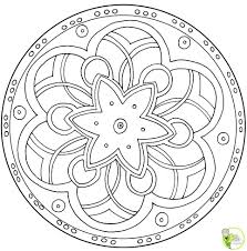 Résultat de recherche d'images pour "coloriage à imprimer mandala fleurs"