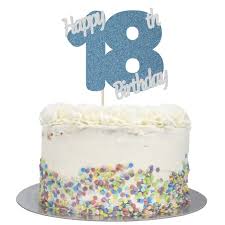 happy 18th birthday cake topper