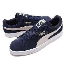Details About Puma Suede Classic Navy White Mens Womens Classic Casual Shoes Sneakers 35656851