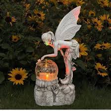 Garden Angel Figurine Solar Light