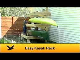 simple kayak rack build under 80