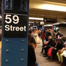 mta subway 59th st columbus circle a