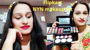 flipkart nyn makeup kit review and demo