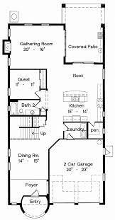 Narrow Lot 5 Bed House Plan With
