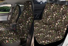 Mushroom Fl Boho Car Seat Cover For