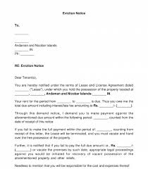 eviction notice sle template