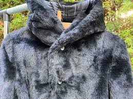 Vintage Men Fur Coat Faux Fur Winter