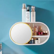 Cosmetic Storage Box With Mirror