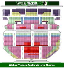 Apollo Victoria Theatre Seating Plan Wicked