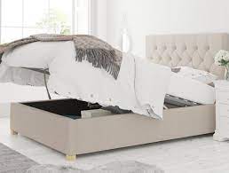 york ottoman eire linen off white bed