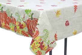 Vinyl tablecloths can be used every day, and many are suited for both indoor and outdoor use. Fall Autumn Flannel Back Vinyl Tablecloth Watercolor Sketch Of Leaves And Pumpkins Border Beige Ornate Distressed Background Walmart Com Walmart Com