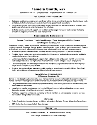 social worker resume sample com sample resume for a social worker