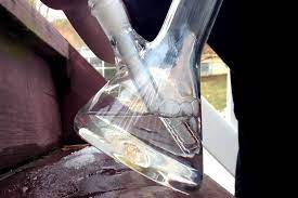 a stuck downstem out of a glass bong
