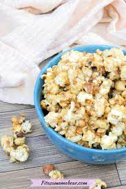 healthy caramel popcorn without corn